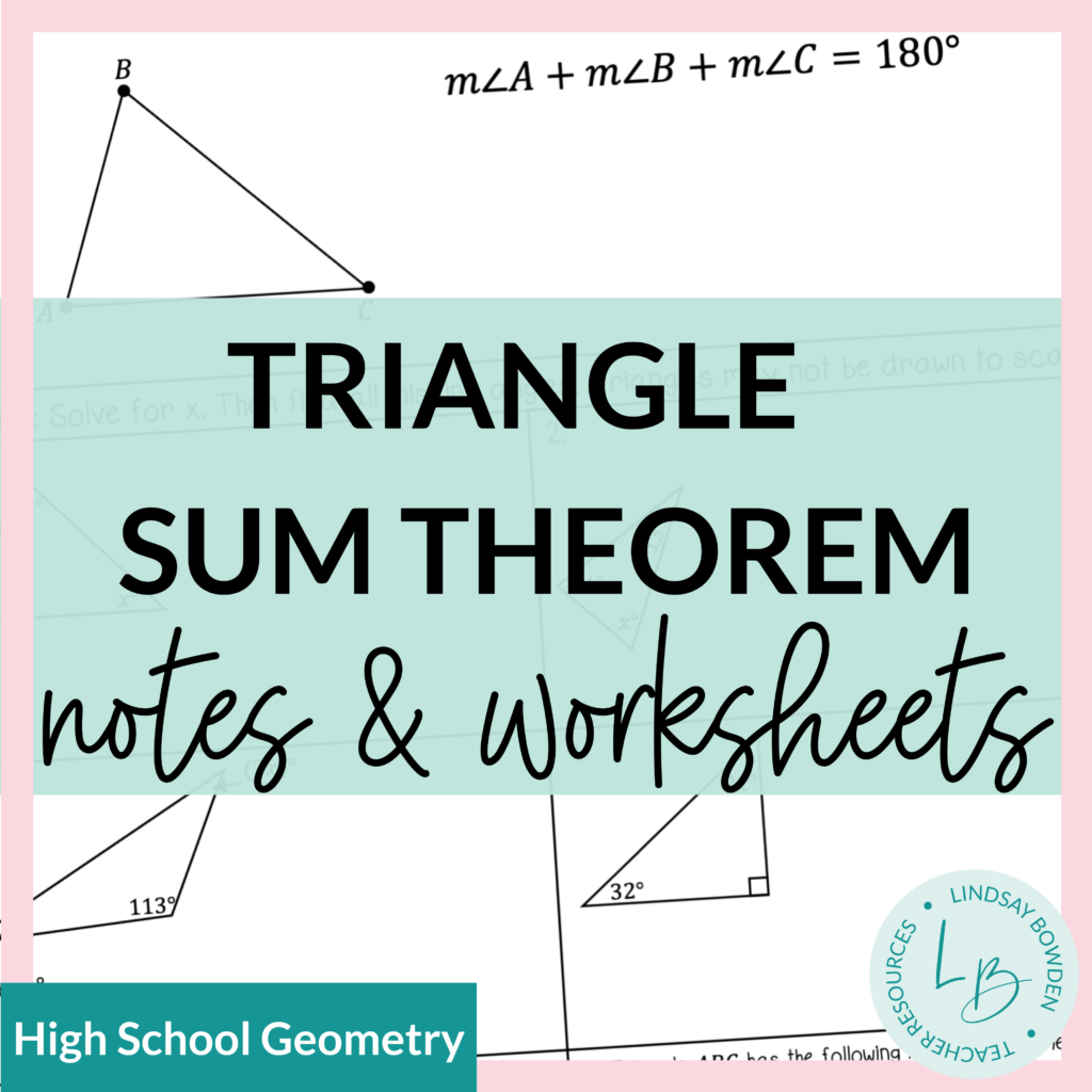 Right Triangle Trigonometry Notes And Worksheets For Th Th Grade