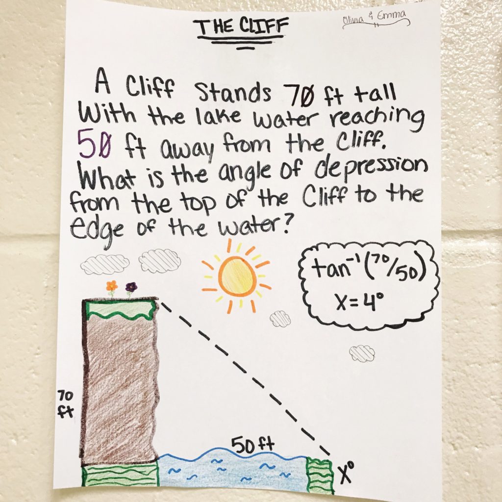 Trig Word Problems Worksheet Answers