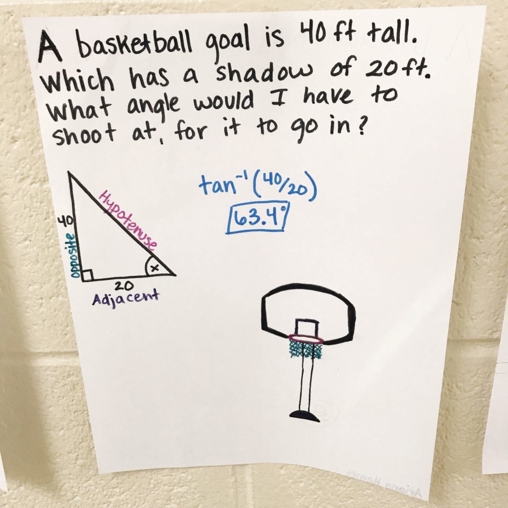 Trigonometry Lesson: Word Problem Activity - Lindsay Bowden For Trig Word Problems Worksheet Answers