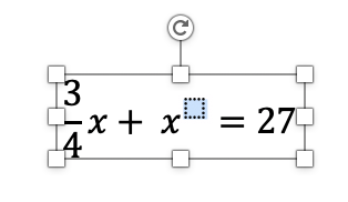 Sample Equation
