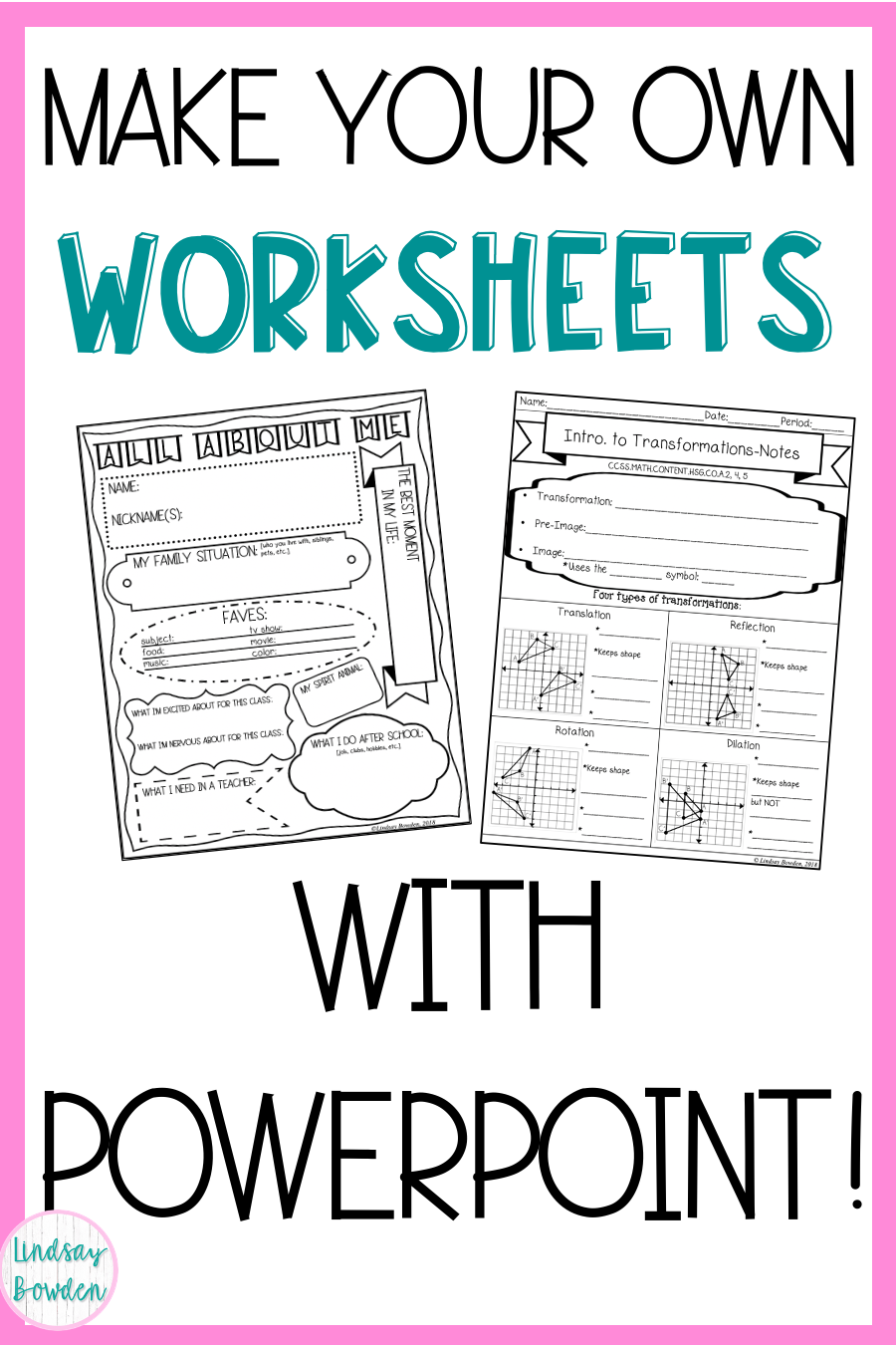 how to worksheet create