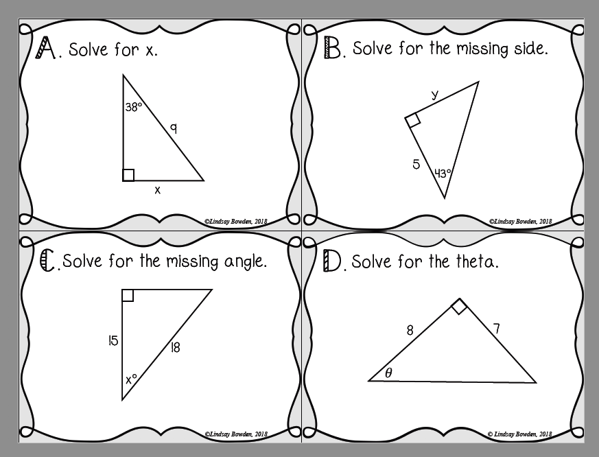 One-Step Equation Digital Task Cards - Lindsay Bowden