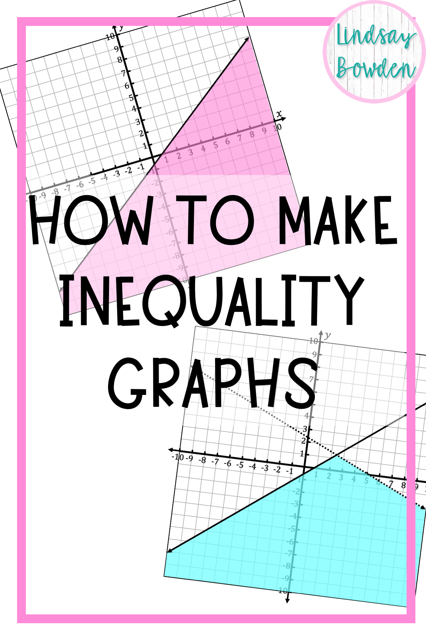 How To Make Inequality Graphs For Math Worksheets Lindsay Bowden