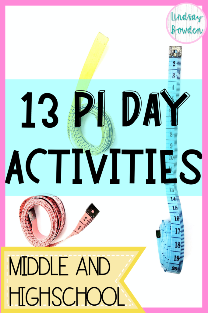 13 Pi Day Activities Lindsay Bowden