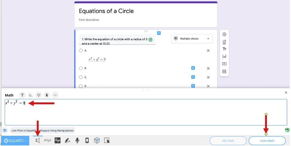 equations-using-google-apps