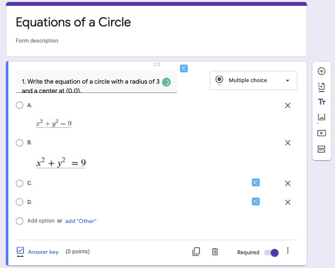 insert microsoft word equation into google docs