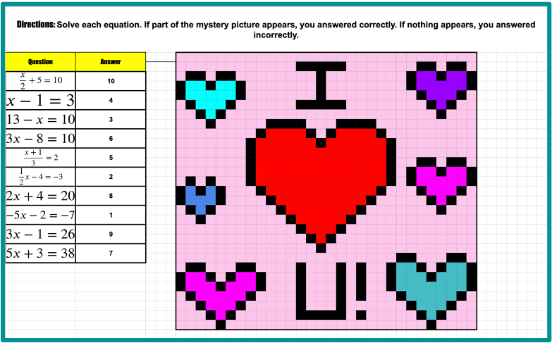 How to Make Color by Number Math Worksheets - Lindsay Bowden