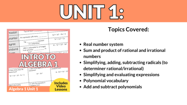 Algebra 1 Squad Curriculum - Image 10