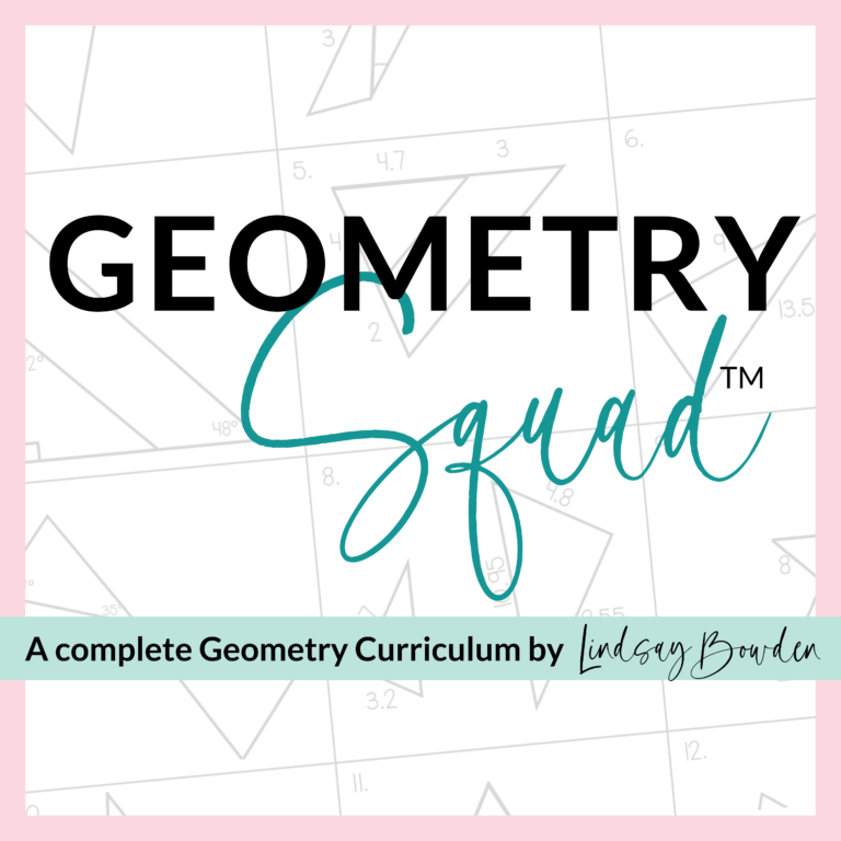 Geometry squad curriculum lindsay bowden