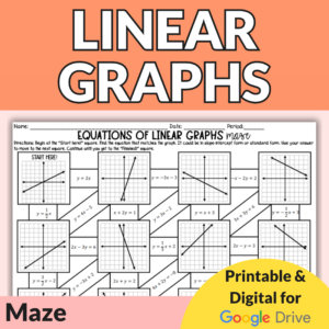 Linear Graphs Maze