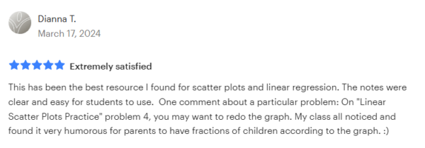 Scatter Plots Guided Notes with Videos and Worksheets | 7th-10th Grade Algebra - Image 5