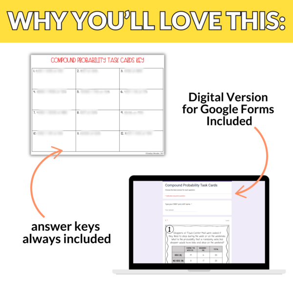 Compound Probability Task Cards - Image 4