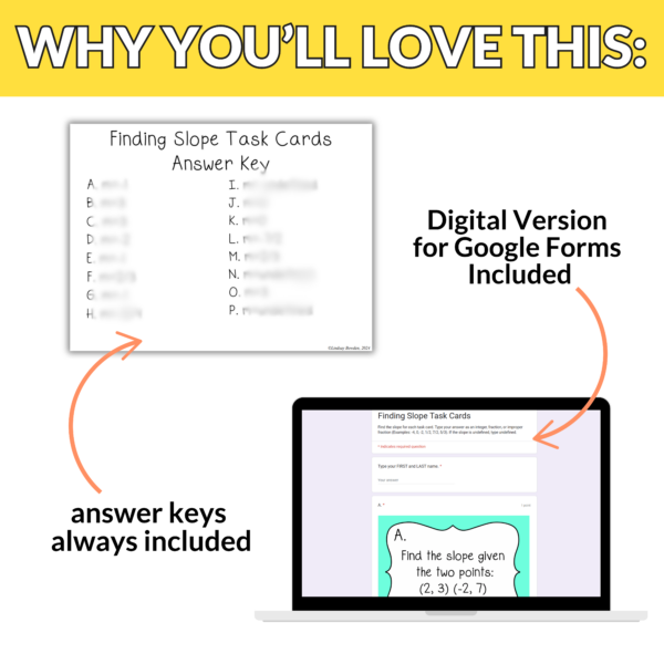 Finding Slope Task Cards - Image 4