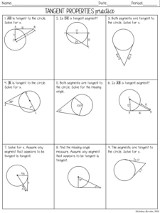 Circles Notes and Worksheets - Lindsay Bowden