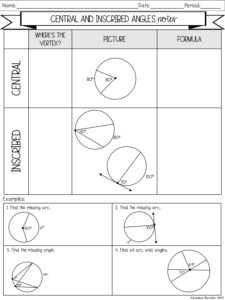 Circles Notes and Worksheets - Lindsay Bowden