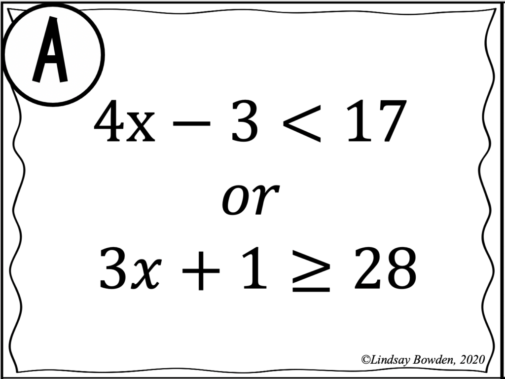 Compound Inequalities Digital Task Cards Lindsay Bowden 4940