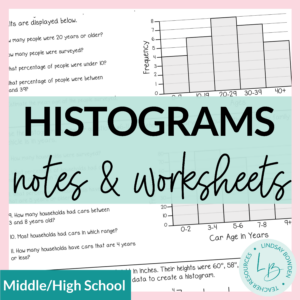 Histograms Notes and Worksheets