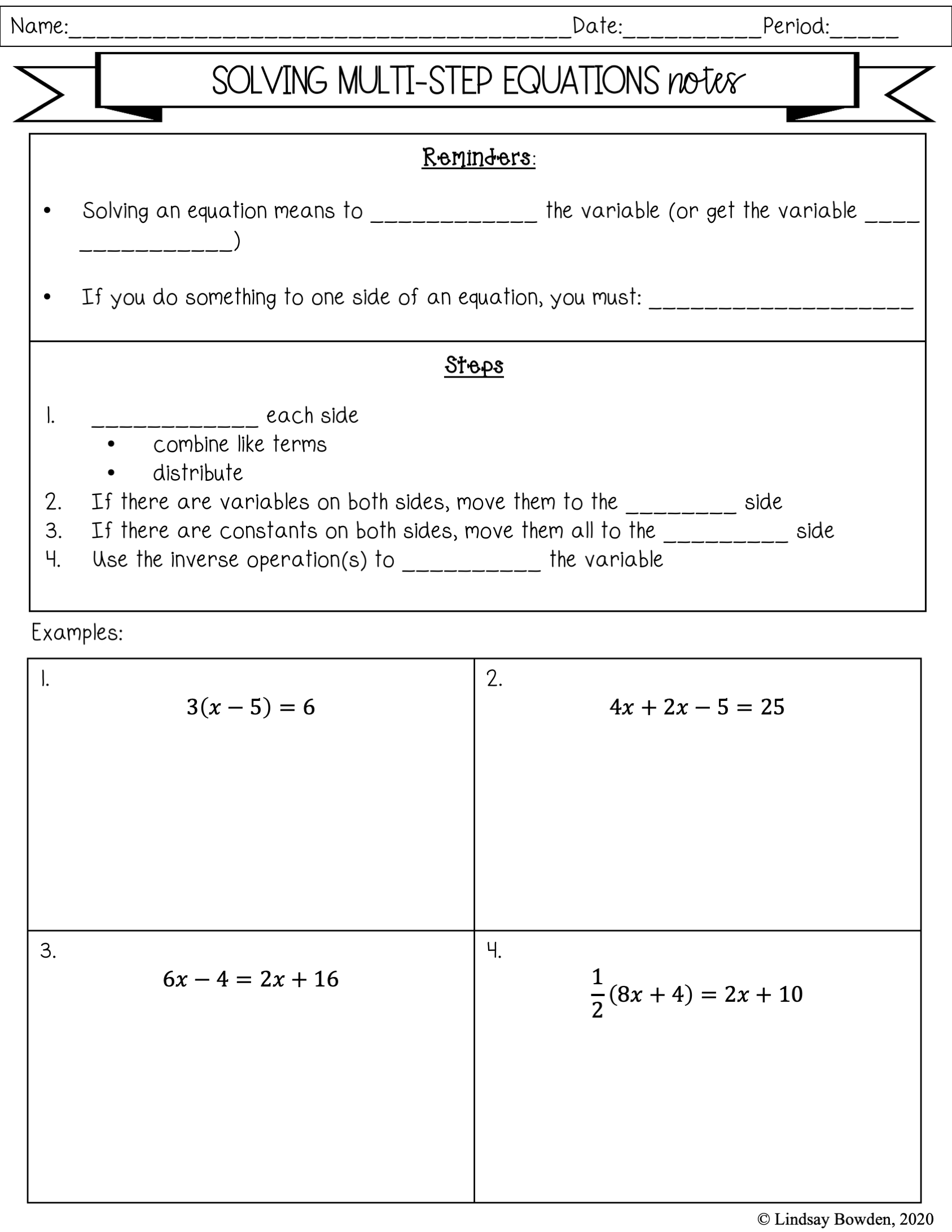 multi-step-equation-notes-and-worksheets-lindsay-bowden