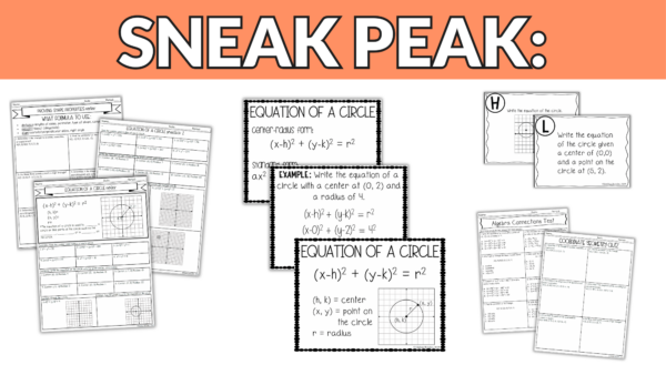 Algebra Connections Unit (Geometry Unit 9) - Image 4