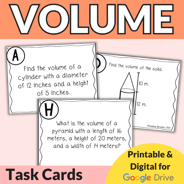 Volume Task Cards