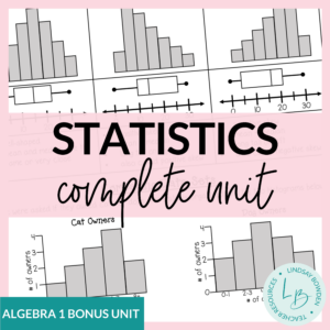 Statistics Unit Bundle