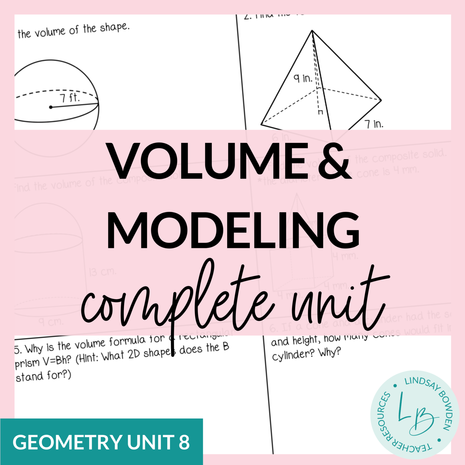 Geometry Symbols Cheat Sheet - Lindsay Bowden