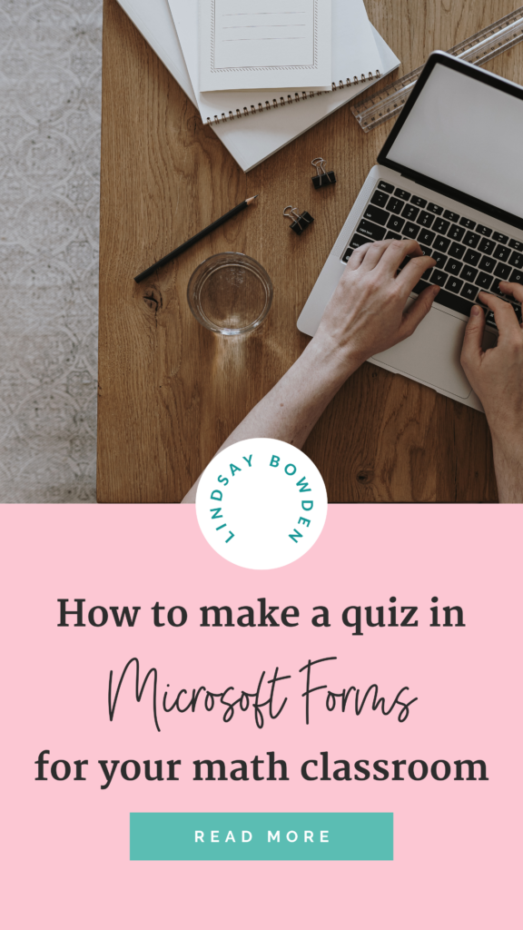 How To Make A Quiz In Microsoft Forms Lindsay Bowden