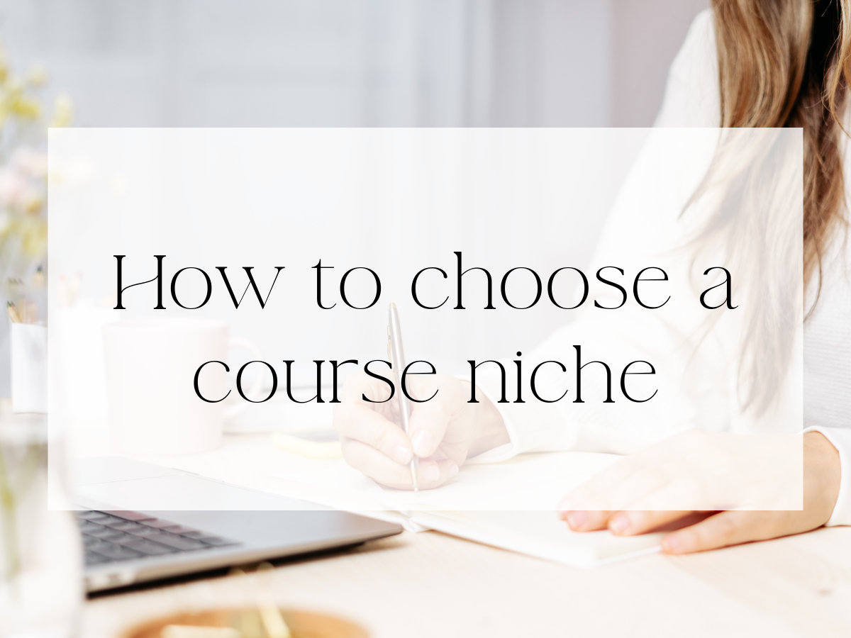003: How To Choose A Course Niche - Lindsay Bowden