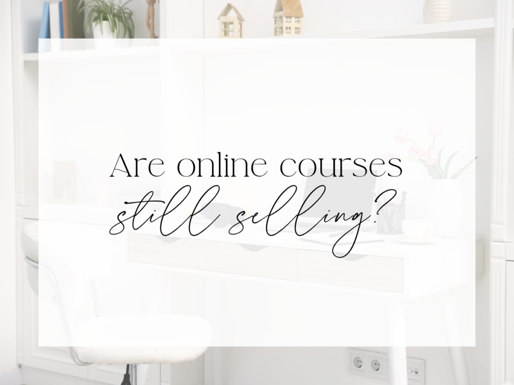 Clean, neutral home office with a desk, laptop, and chair. Over a white overlay, the text reads: “Answering all of your questions about selling on TPT.”