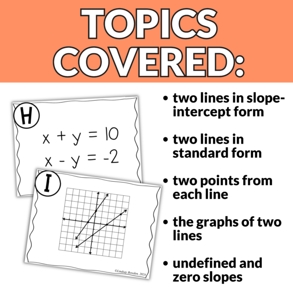 Parallel, Perpendicular, or Neither Task Cards - Image 3