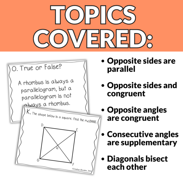 Parallelogram Task Cards - Image 3