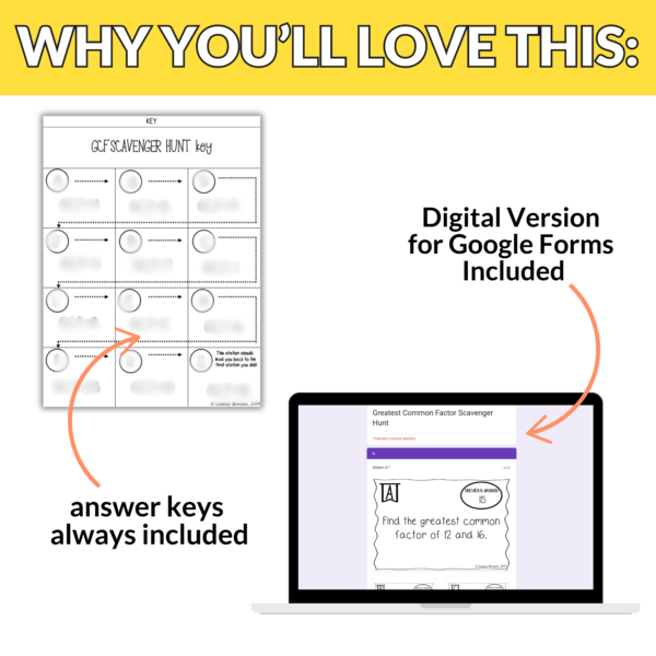 Greatest Common Factor Scavenger Hunt - Image 4