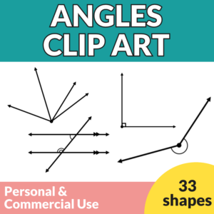 Angles Clipart | Math Clip Art | Personal & Commercial Use