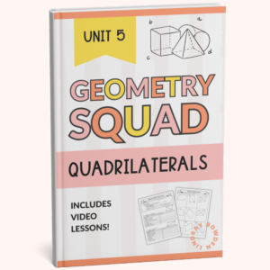 Quadrilaterals and Parallelograms Workbook for High School Geometry