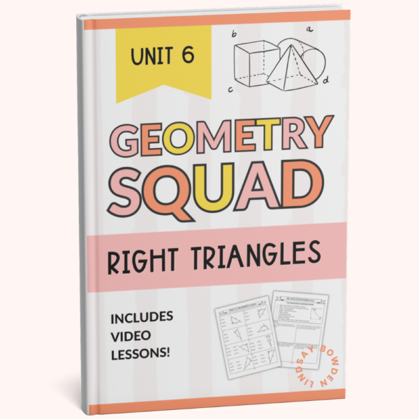 Right Triangle Trigonometry Geometry Workbook for High School - Lindsay ...